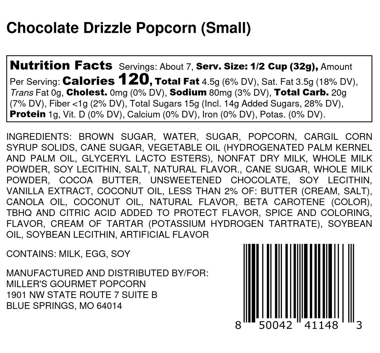 Chocolate Drizzle Popcorn
