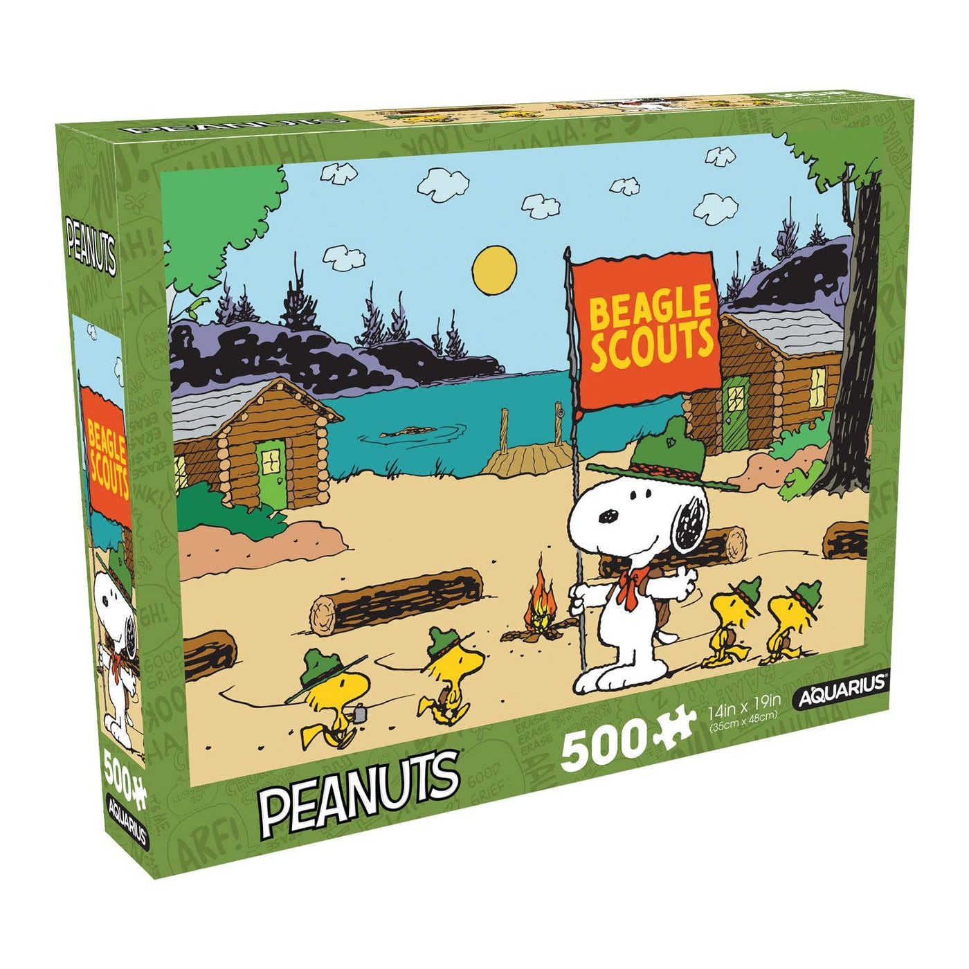 Peanuts Beagle Scouts 500 Piece Jigsaw Puzzle