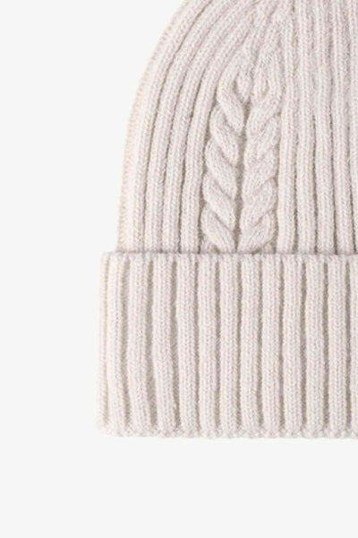 Cable-Knit Cuff Beanie