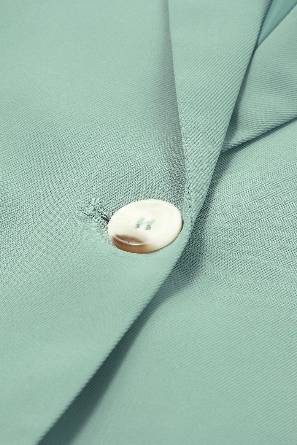 One-Button Flap Pocket Blazer